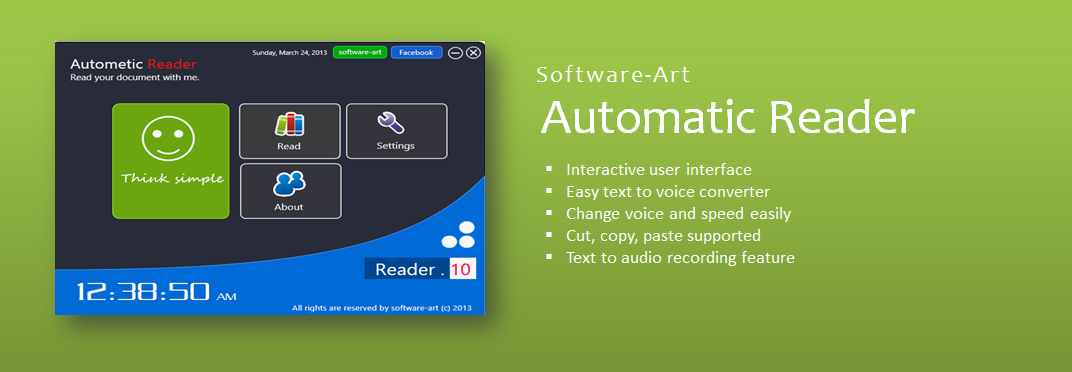 Software-Art Automatic Reader Banner